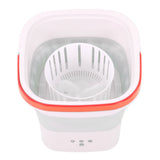 Mini Washing Machine Foldable Small Washing Machine Wash and Dry with Drain Basket for Kids Clothes V1294-YM0901-3113230159414