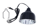 Reptile Heat Lamp Deep Dome Aluminium 250W E27 Reptile Light Fixture for Turtles Lizard Terrarium V1294-YM0901-3111240073111