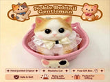 Cute handmade cat squishy toy, original hand-painted, baby-safe soft gel, gift box ideal for V1232-MMNNL-SQ-008