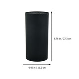1Pc Practical Cutter Holder Black Plastic Storage Stand for Kitchen Tool Organization V1366-AZ2-W-21842