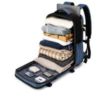 Multifunctional Backpack with Shoe Compartment for School Travel and Work, 28x19x42 cm, Black V1188-MS-325-1271