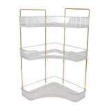 3 Tier Makeup Shelf Organizer Easy Access Aesthetic Corner Bathroom Countertop Organizer for V1294-YM0710-3112230081611