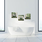 Green Bathroom Picture Wall Decor Relax Soak Unwind Signs Poster Canvas Print Art Botanical Leaf V1192-AZ-W-26529
