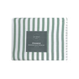 Ardor Frankie Sage Stripe Yarn Dyed Reversible Quilt Cover Set King V442-INT-QUILTCS-FRANKIESTRIPE-SAGE-KI