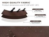 Porch Cover, 56x32x25 Inches, Outdoor Cover Waterproof for Patio Garden Furniture, Patio V1192-AZ-W-0907