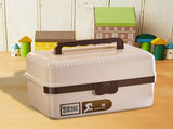 Multi Layer Plastic Storage Box, Portable Folding Organizer, for Art Sewing Supplies And Daily Small V1369-AZ3-W-09799