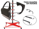 Universal Auto Paint Stand Panel Tree Paint Rotating Stand Center Post Hang Paint Spray with 4 V985-ROTATINGPAINTSTAND