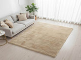 230x160cm Floor Rugs Large Shaggy Rug Area Carpet Bedroom Living Room Mat - Beige V63-832151