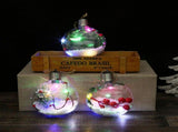 6Pcs Shining Christmas Balls with LED Light Pendants Refillable Ball Christmas Tree Hanging Ball V1294-YM0714-10310970