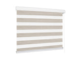 Marlow Blackout Zebra Roller Blind Curtains 150x210 Beige CD1015-150X210-WH