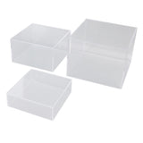 3Pcs Acrylic Risers Display Stands Cubic Nesting for Dessert Table Buffet Tables Food Transparent V1294-YM0901-3117250013013