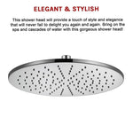 300mm Brass Shower Head Round Chrome Showerhead V63-823311