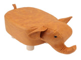 Animal Footstools Lovely Cartoon Innovative Elephant Upholstered Stool for Nursery Bedroom Playroom V1294-YM0703-3116230000211