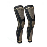 Copper Infused Full Leg Compression Sleeve for Men & Women, Compression Support Brace Relieves V1192-AZ-W-28253