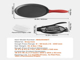 Tortilla Press, 250mm Cast Iron Tortilla and Roti Maker, Heavy Duty Tortilladora Press, Pataconera V952-SYSBBYZTSD10PCND5001V0