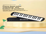 37-key mouth blown pipe, classroom musical instrument, blowing nozzle, base support, drainage V1102-783-358381-BLU-37