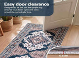 Artiss 80 x 300 cm Washable Runner Area Rug No Hard Glue Quilt-Like Soft for Home Decor, 0.5cm FLR-4857-80X300-BL