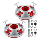 4X Hummingbird Feeder Bottom Base Replacement Parts Set Plastic Outdoors Hummingbird Feeder Bottom V1369-AZ3-W-11501
