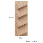 BARCELONA DISPLAY SHELF - NATURAL OAK V164-ECS11S