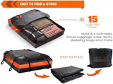 15 Cubic Feet Rooftop Cargo Carrier Bag - Foldable Car Rooftop Luggage Bag with Waterproof Sealing, V888-ELOSUNG55538