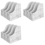 9X Sturdy Cardboard Magazine Holder Waterproof Magazine Storage Box Book Bins Desk File Holder V1366-AZ2-W-14651
