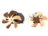 Wood Stove Fan Heat Powered 6 Blades Hanging Stove Fan Silent Flue Pipe Hanging Fireplace Fan Eco V1294-YM0706-3114230124812