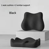 black**Waist Support and Seat Cushion Combo Scientifically Supports the Back, Breathable and V1102-JYZD001