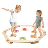 Kids Balance Beam Stepping Stones Gymnastics Children Balance Board 6 PCS V952-ETPHMMZGM6B6L7L2DV0