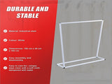 Commercial Clothing Garment Rack Retail Shop White V63-835731