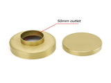 Brushed Gold Round 100mm Diamater Tile Insert Floor Drain Shower Grate 50mm Out V1233-RDTI0100D50BG