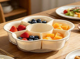 Divided Serving Tray, Hot Pot Ingredient Tray, Portable Snackle Veggie Tray for V1366-AZ2-W-23565