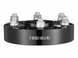 2" 6"x5.5" Wheel Spacers Wheel Adapters 6 Lug Forged Spacer 4 PCS Black V952-LSSFLP2YC6X57ERXKV0