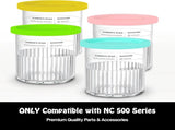Creami pint ice cream containers and lids for Ninja, 4-piece set of cream ice cream V1188-MS-311-002