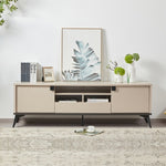 TV Cabinet with Storage Drawer Open Shelve Cabinet MDF in Champagne Colour V43-TVC-MAXL