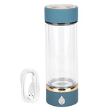 Hydrogen Water Bottle Generator USB Portable Hydrogen Water Maker Machine 380ml Blue V1294-YM0718-3117200198311
