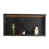 VEVOR Shower Niche 33.0x63.5x10.2 cm Recessed Shelf W/ LED Strip Stainless Steel V952-BXGLYBKHS1C1RHCKZ001V7