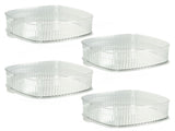 Transparent Dish Dust Cover Dustproof Multi Layer Dish Cover Multifunctional Food Cover 4 Layer V1294-YM0521-3118230076512