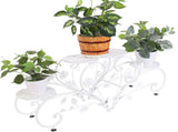 Set of 2 Plant Stand Wedding Garden Flower Shelf Rack V178-66778