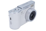 HD 1080P Flip Screen Retro Digital Camera 2.4-inch Display with 64GB TF Card - White V1263-JX-6746-3