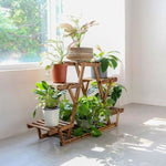 6 Tier Plant Stands Star Flower Shelf Outdoor Indoor Wooden Planter Corner Pots V201-FAZ0380BW8AU