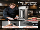 Electric Sausage Stuffer, 33 LBS / 15 L Vertical Meat Stuffer, Stepless Speed Control and Foot V952-DDKGCJLS15L0UEPNT001V3