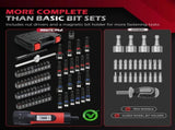 SEDY 64Pcs Torque Screwdriver Set 10-70 in-lb S2 Bits Magnetic Nut Driver Kit V465-84140