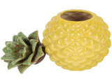 WHAMVOX Yellow Pineapple Tea Cookie Jar Storage Container for Fruit and Travel Kitchen Use V1189-WXFWAL-20260326-02309
