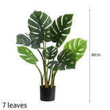 SOGA 2X 80cm Artificial Indoor Potted Turtle Back Fake Decoration Tree Flower Pot Plant APLANTFHGP8007X2