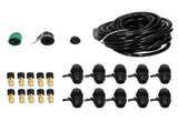 10m Irrigation Atomizing Kit Adjustable Copper Nozzle 8/11 Hose Set for Garden Greenhouse V1294-YM0901-3111210153911
