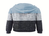 3d Print Hoodie Autumn Hoodie Casual Zip Hoodie Loose Sweatshirt Streetwear - Sky Blue - Size M V1106-M-APP-31250-SKYB-MAUMEU48