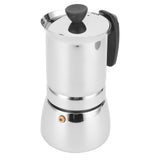 Stainless Steel Moka Pot Portable Coffee Maker Brewing Coffee Machine for Home Office4 Cups 200ml V1294-YM0721-3118210098911