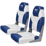 Boat Seats, 555 mm High Back Boat Seat, Folding Boat Chair with Thickened Sponge Padding and Hinge, V952-ZDCZYGKB2J00F5L1EV0