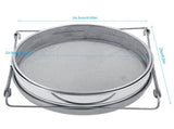 Stainless Steel Beekeeping Double Honey Sieve Strainer Extractor Filter Mesh Screen Equipment V1294-YM0722-JY04524