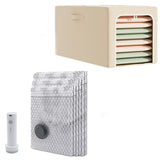 56L Large-Capacity Fabric Bin & 6-Piece Vacuum Compression Bag Set Reusable Compression V888-ELOSUNG54065